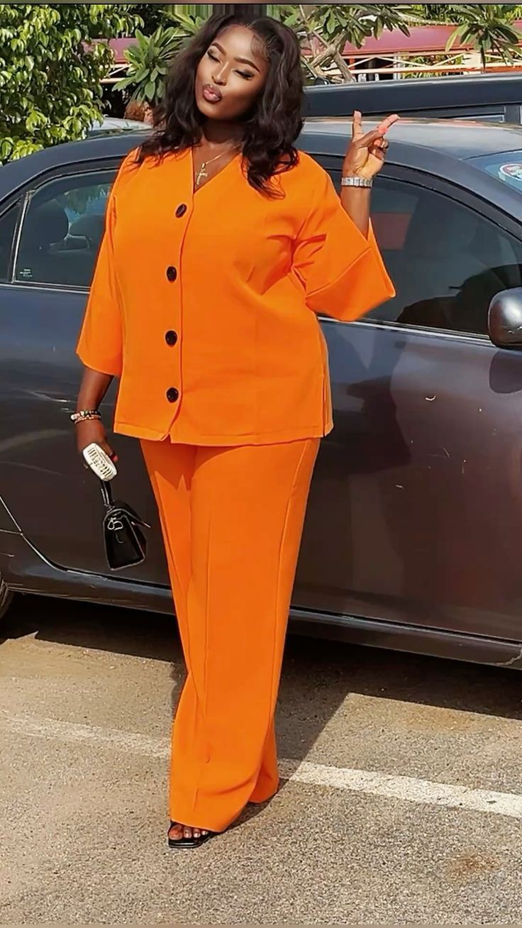 Plain Trouser and Top for Ladies 