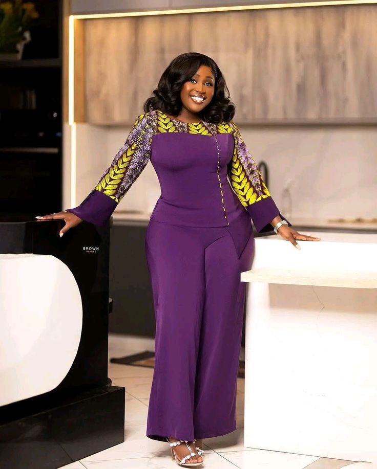 Chiffon Top and Trouser Styles for Ladies 