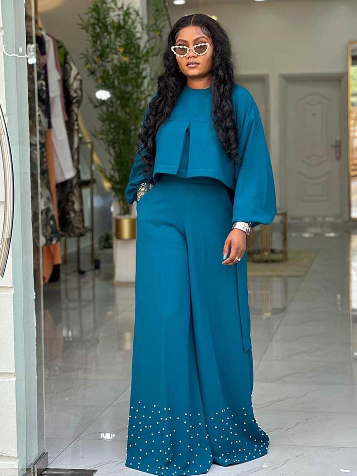 Plain Trouser and Top for Ladies 