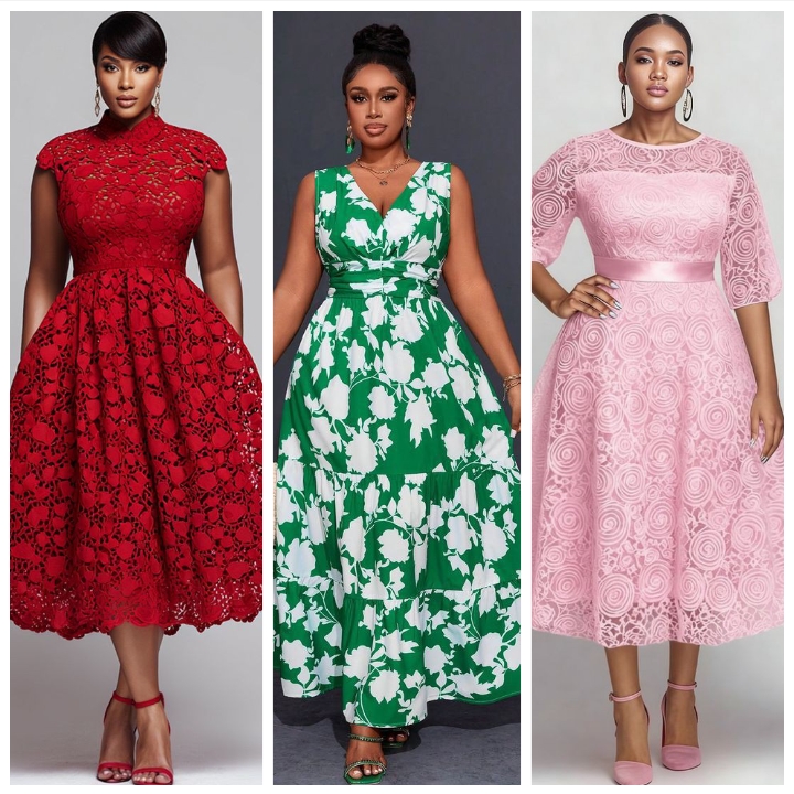 Simple A-Line Gown Styles