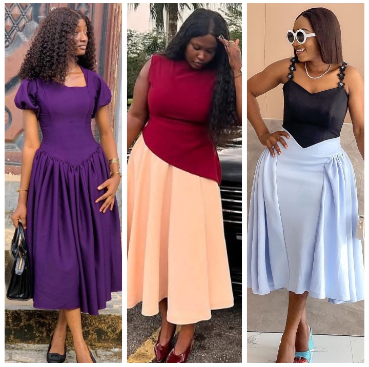 Crepe Material Styles for Ladies