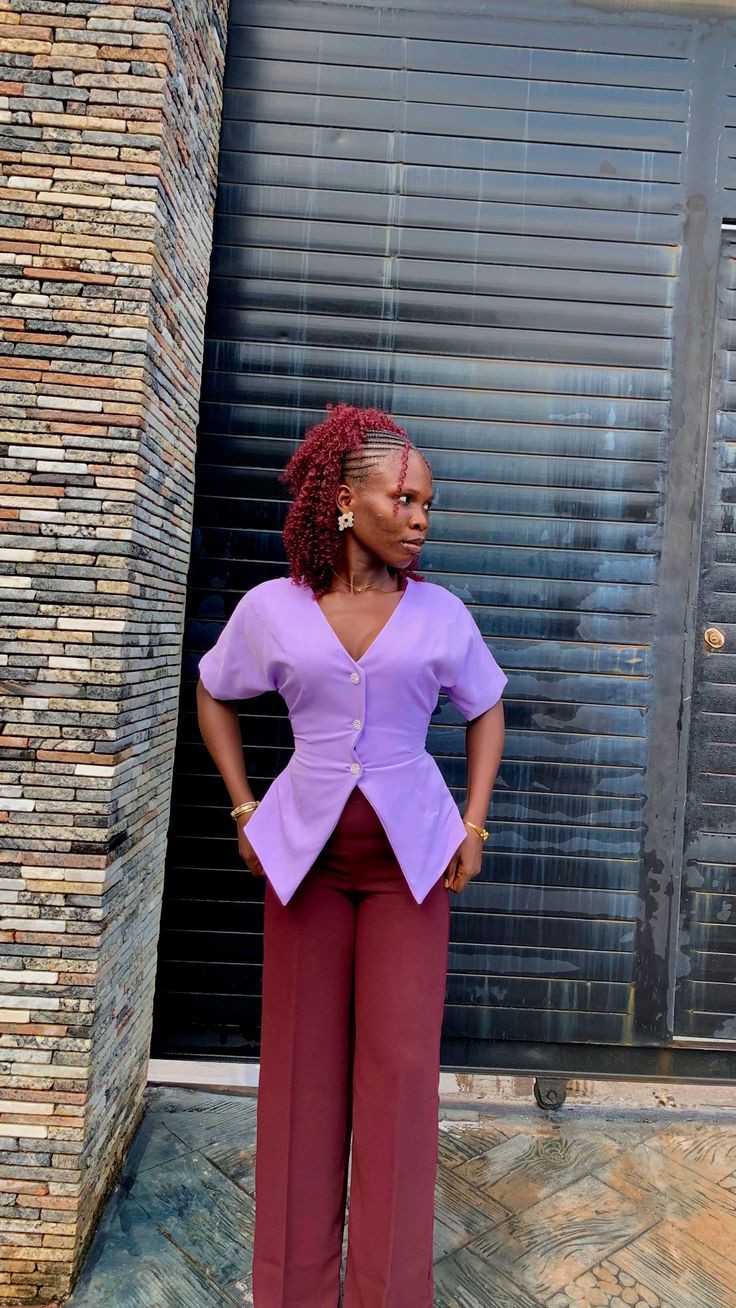 Short Sleeve Styles for Top and Trouser 