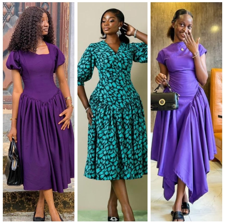 Simple English Gown Styles For Church