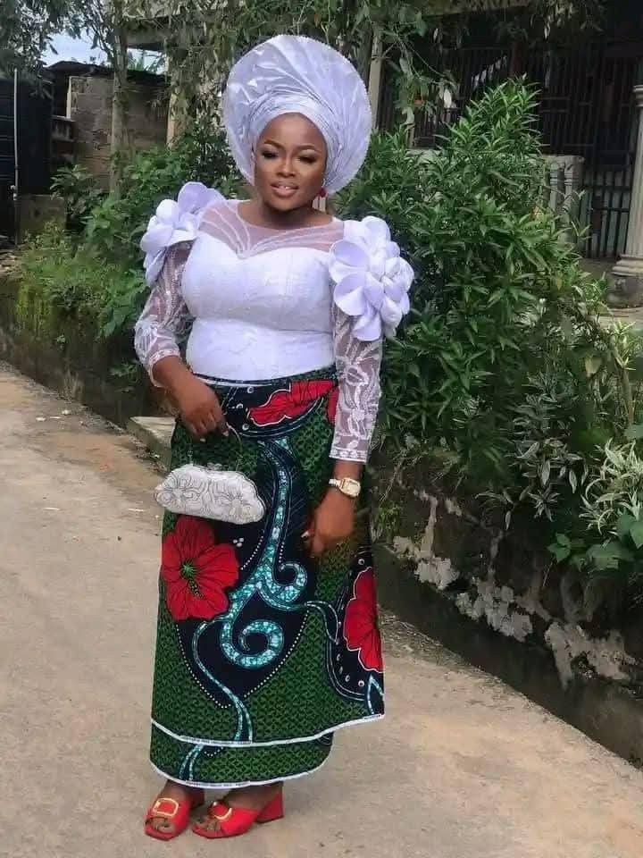 Blouse Styles For Wrapper in Nigeria 