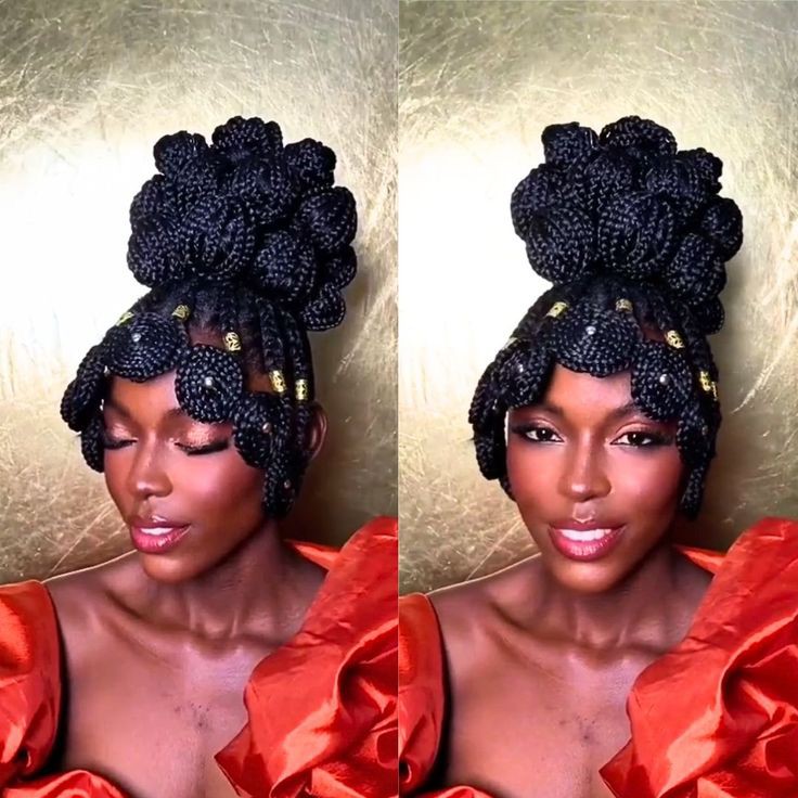 Koroba Hairstyles with Beads