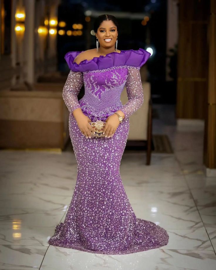 Off Shoulder Lace Gown Ideas 
