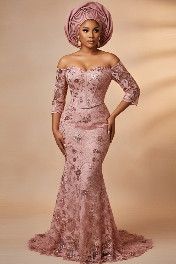 Long Gown Lace Ideas for women 