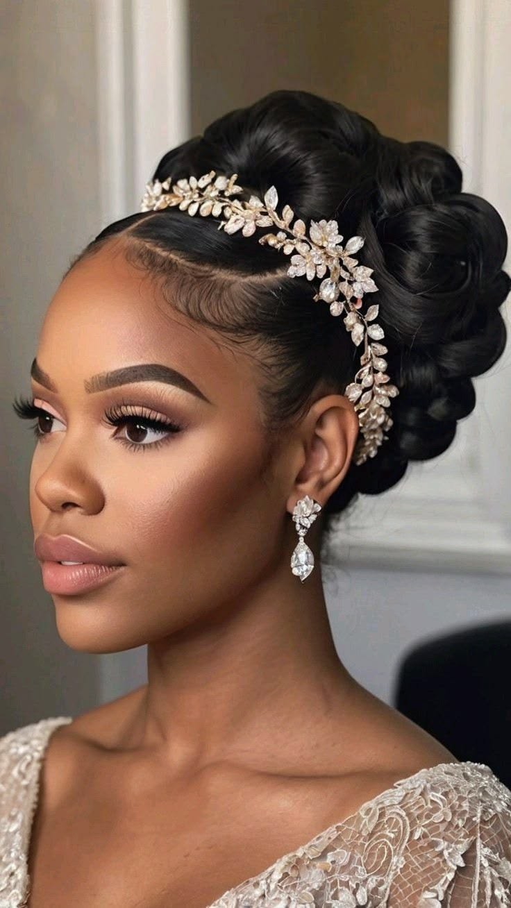 Wedding Hairstyles for Black Brides
