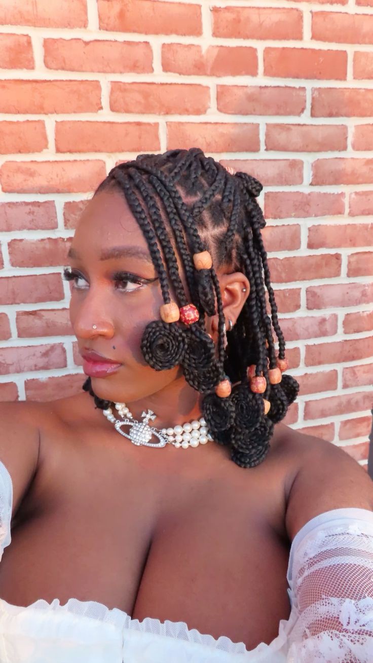 Koroba Hairstyles with Beads
