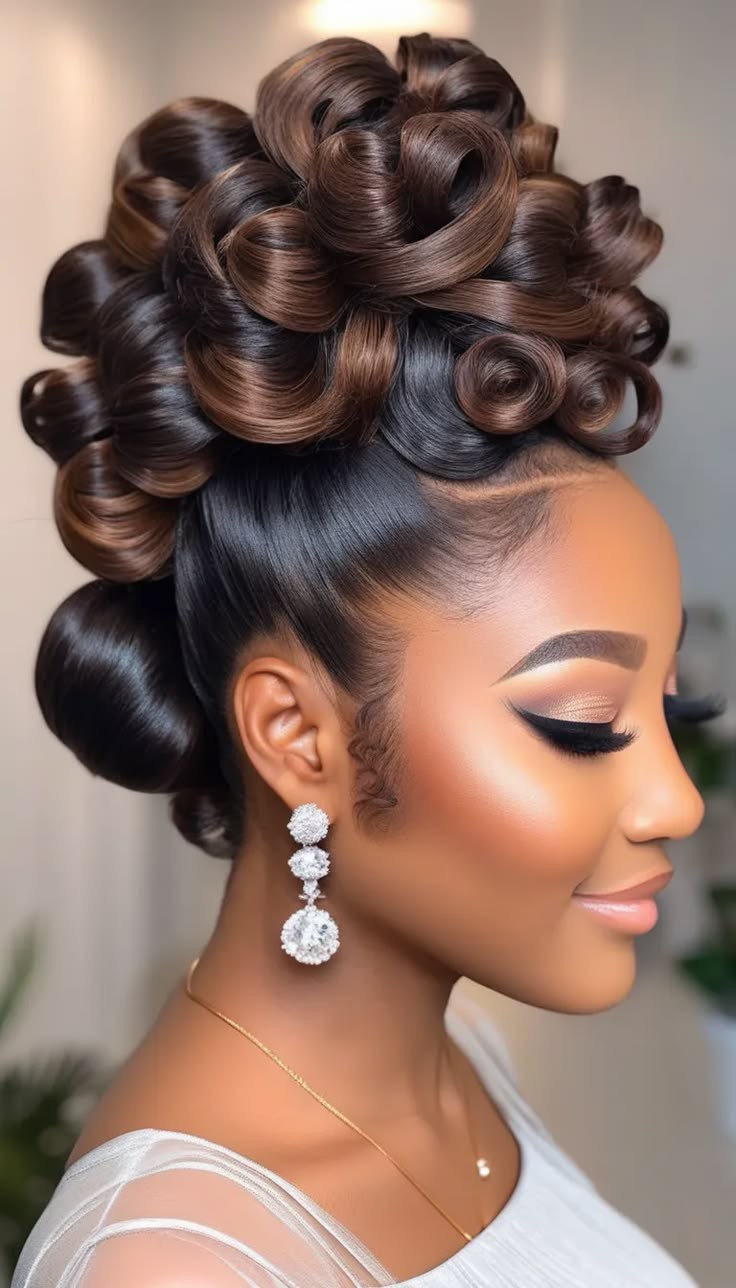 Wedding Hairstyles for Black Brides