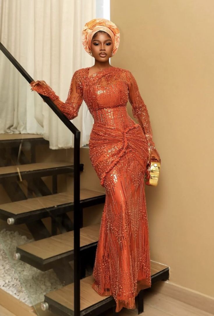 Latest Lace Gown Styles