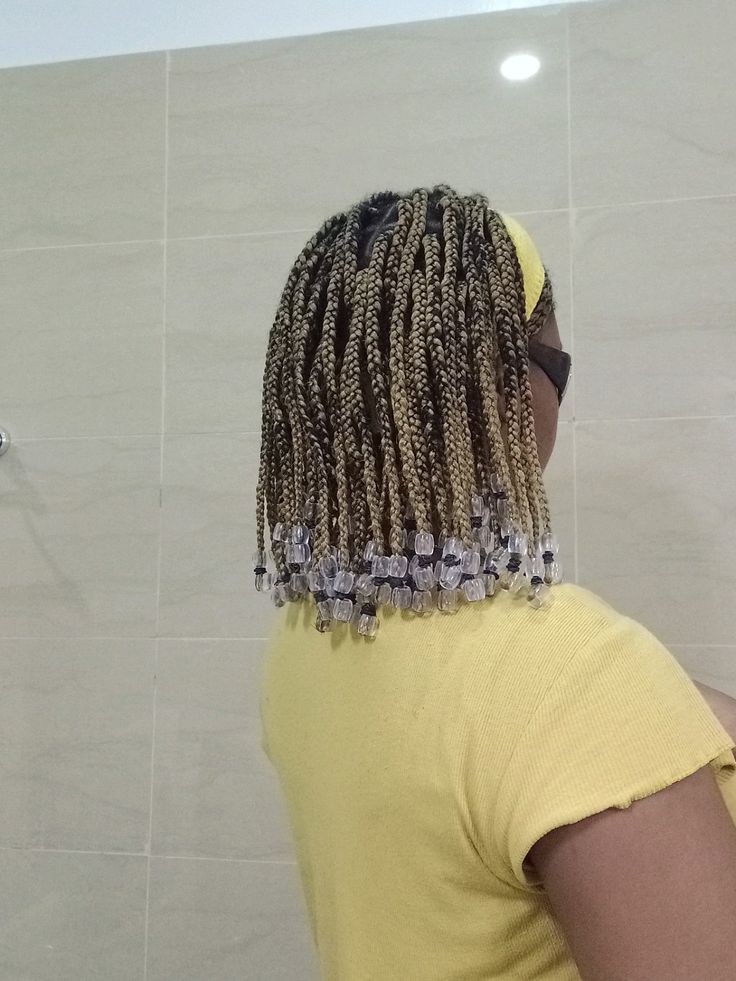 Medium Short Braids with Attachments 