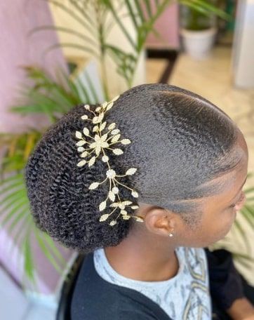 Simple Bridal Hairstyles in Nigeria