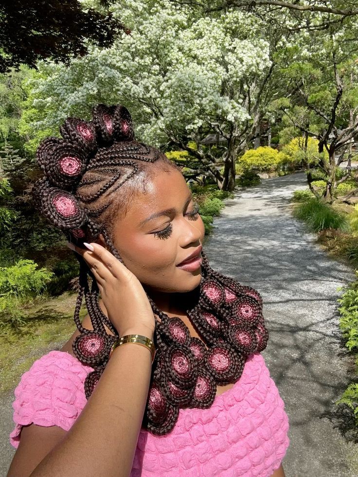 Koroba Hairstyles with Attachment