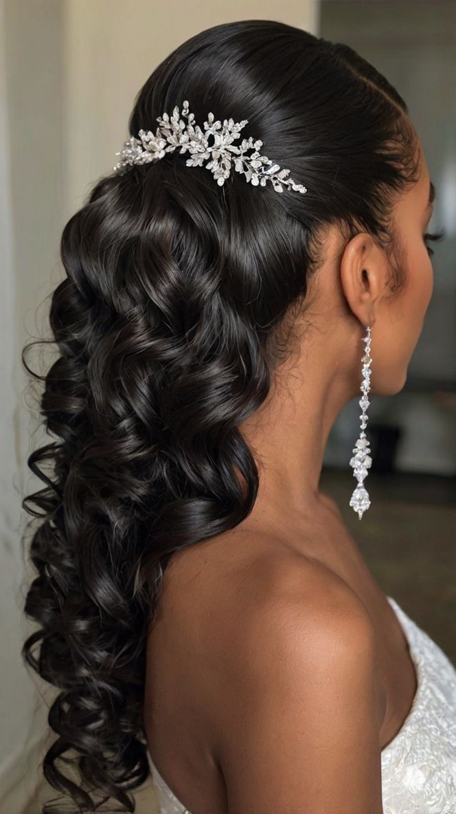 Bridal Hairstyles with Attachment
