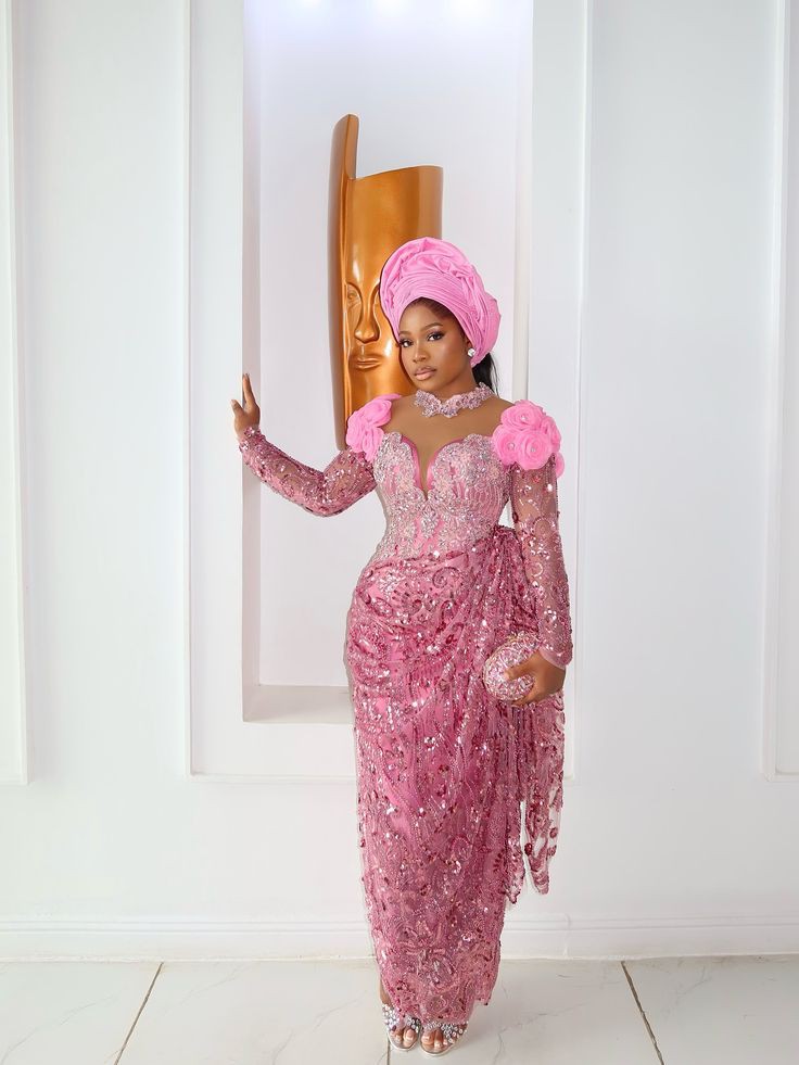 Latest Lace Gown Styles