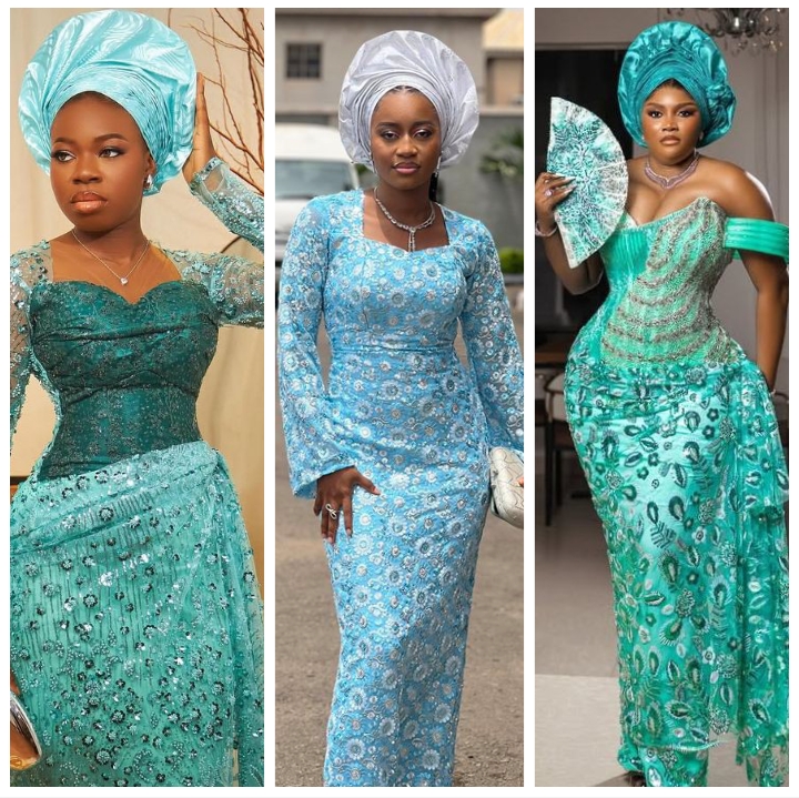Latest Lace Gown Styles