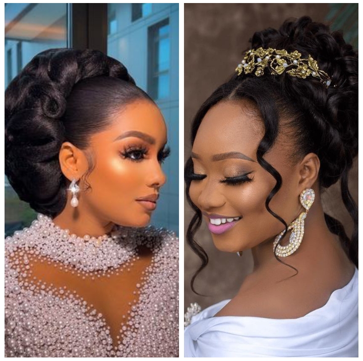 Latest Bridal Hairstyles in Nigeria