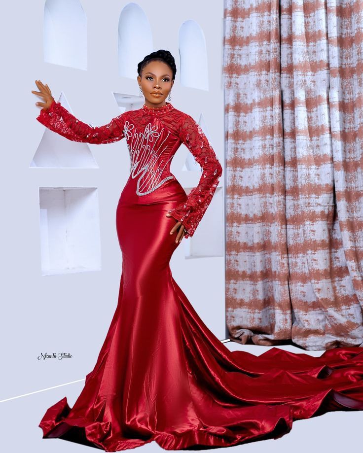 Simple Duchess Long Gown Ideas for Ladies