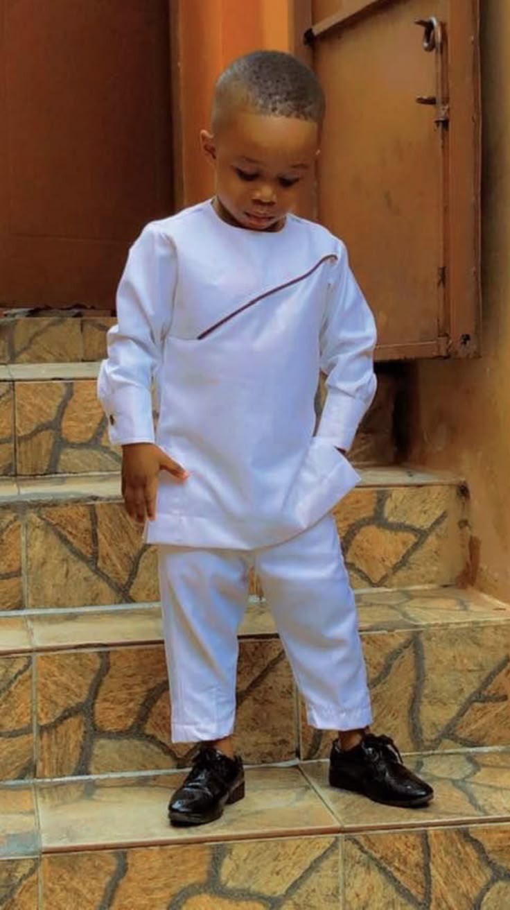 White Senator Styles for Boys