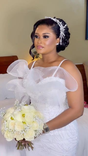 Simple Bridal Hairstyles in Nigeria