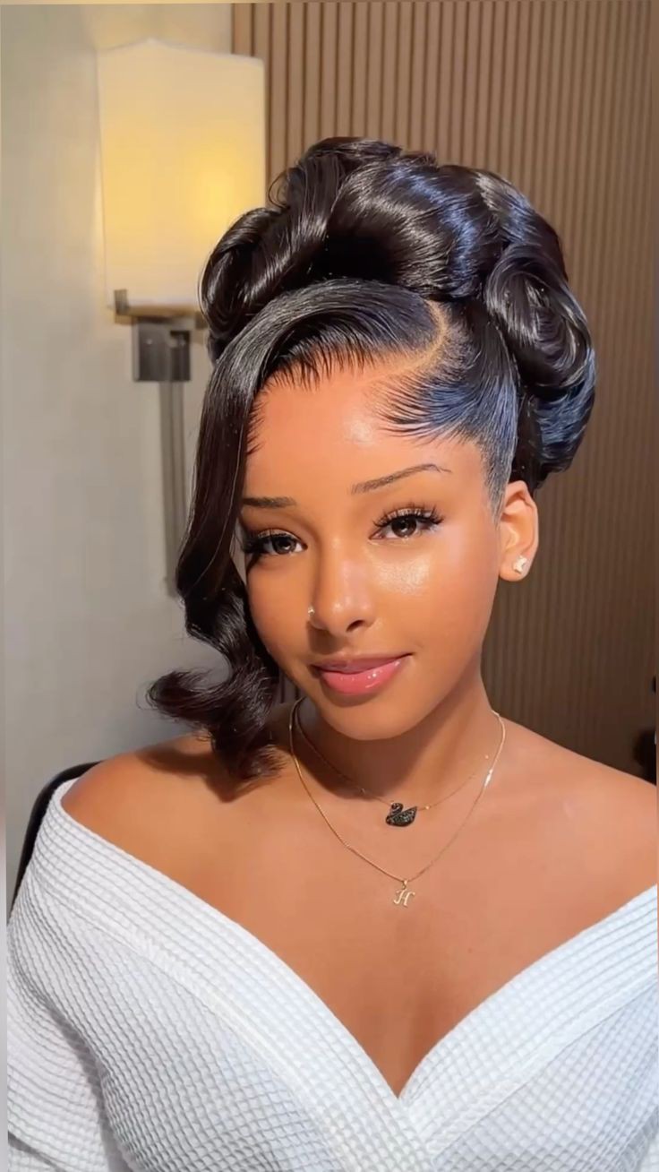 Simple Bridal Hairstyles in Nigeria