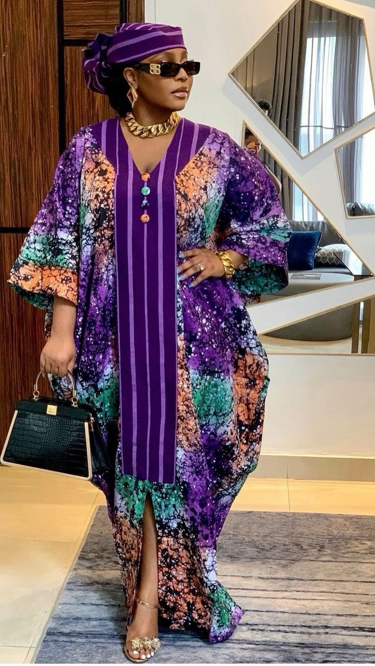 Adire Styles with Embroidery for Women