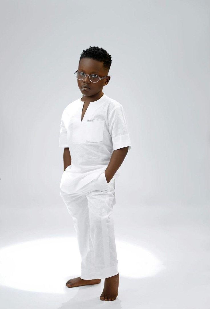 White Senator Styles for Boys