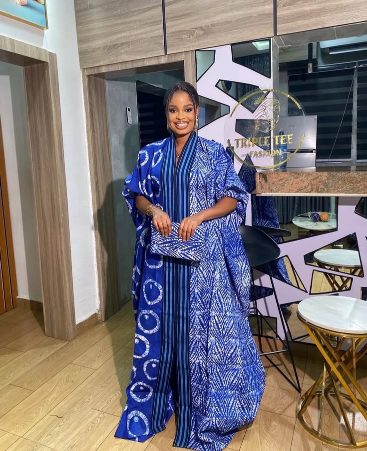Adire Styles with Embroidery for Women