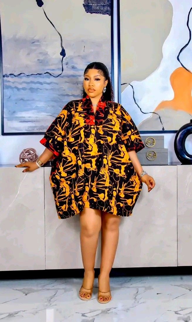 Trending Bubu Gown With Ankara ​