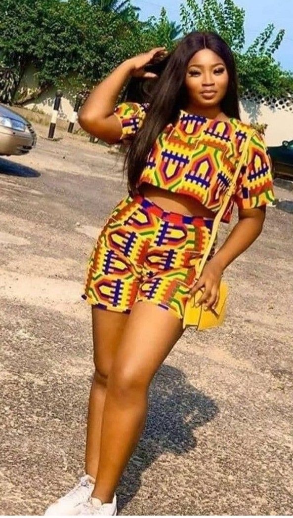 Ankara crop top styles for weddings
