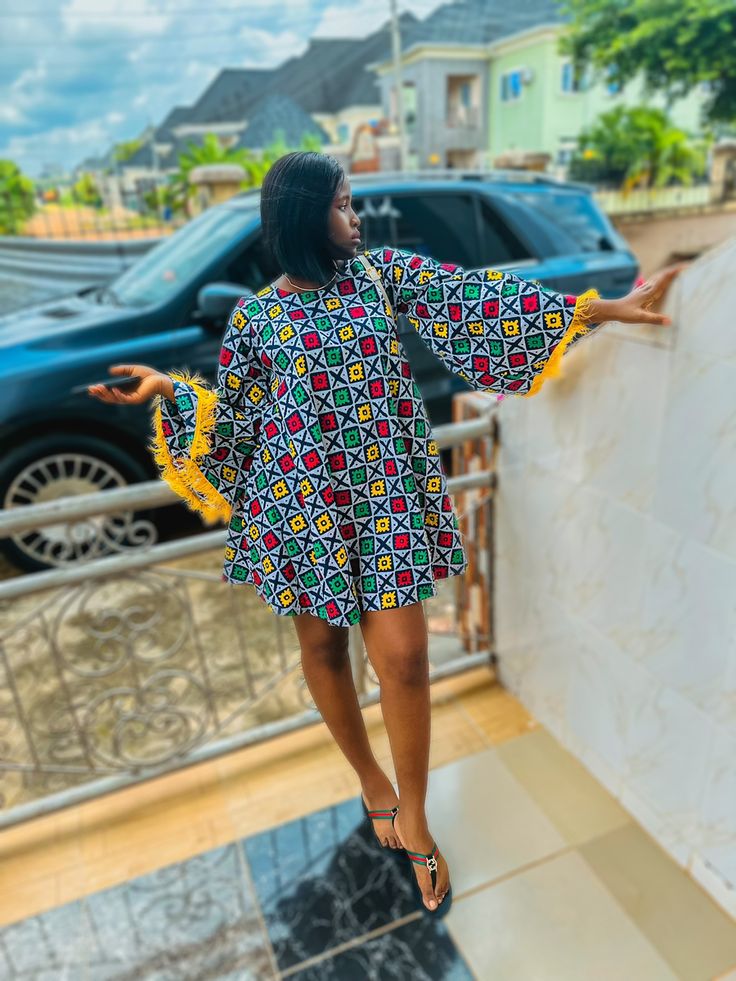 Simple Ankara Bubu Gown Style