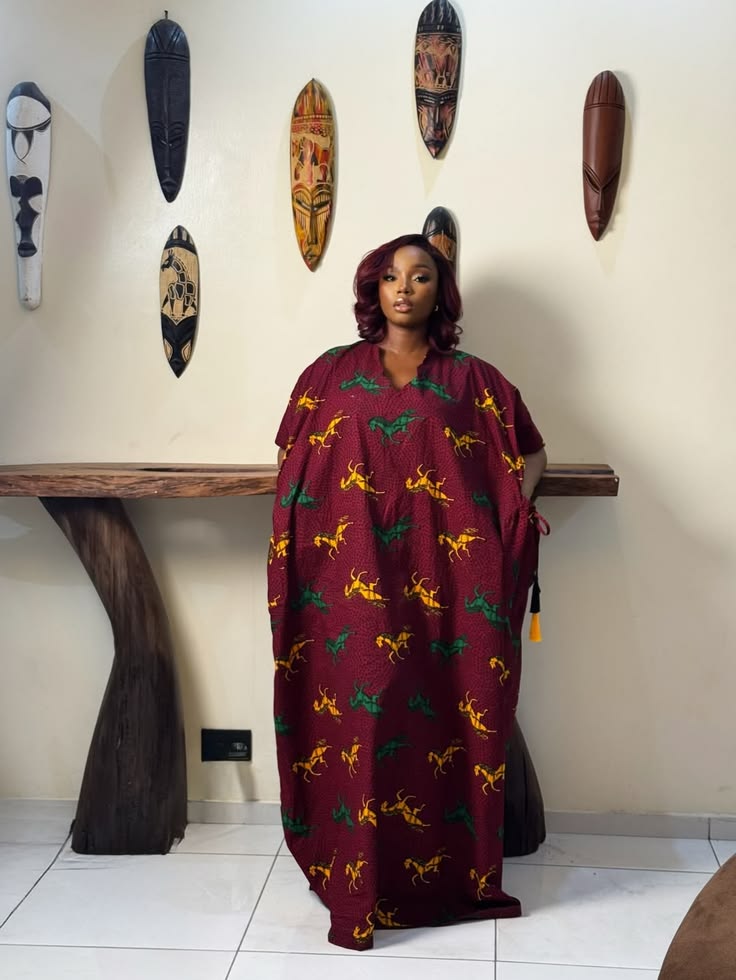 Simple Ankara Bubu Gown Style