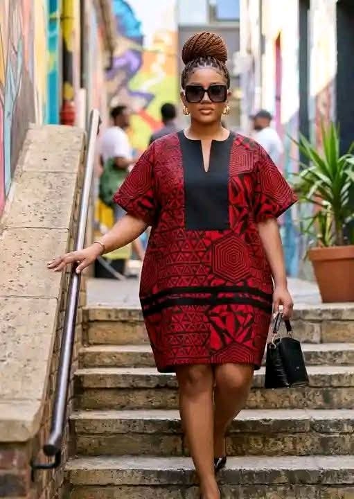 Simple Ankara Bubu Gown Style