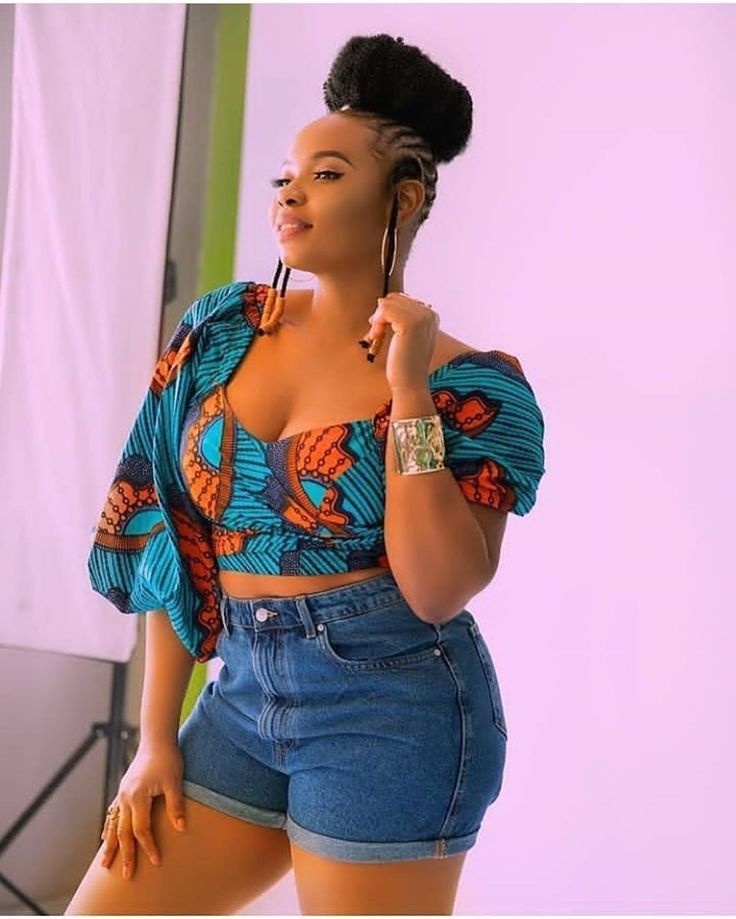 Ankara crop top styles for weddings