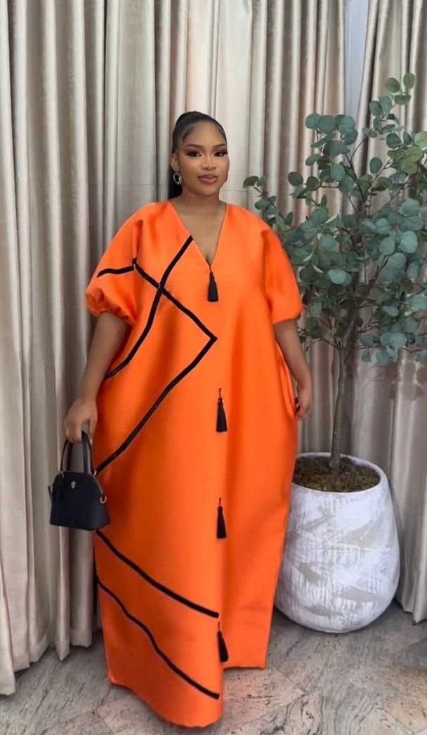 Trending Bubu Gown With Ankara