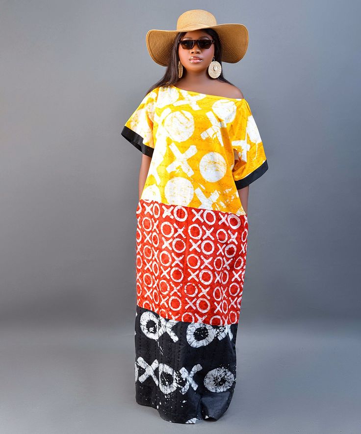 Simple Ankara Bubu Gown Style