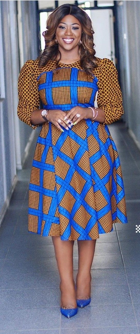 Short Ankara Styles for Older Mothers ​