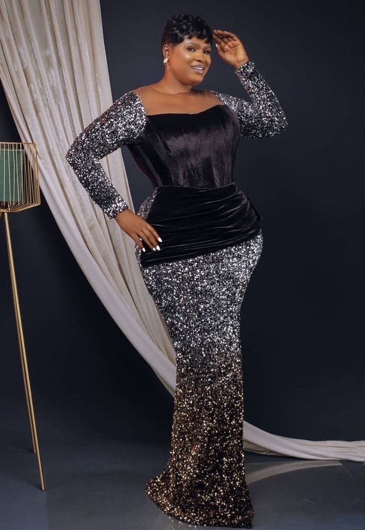 Sequins Material Styles in Nigeri