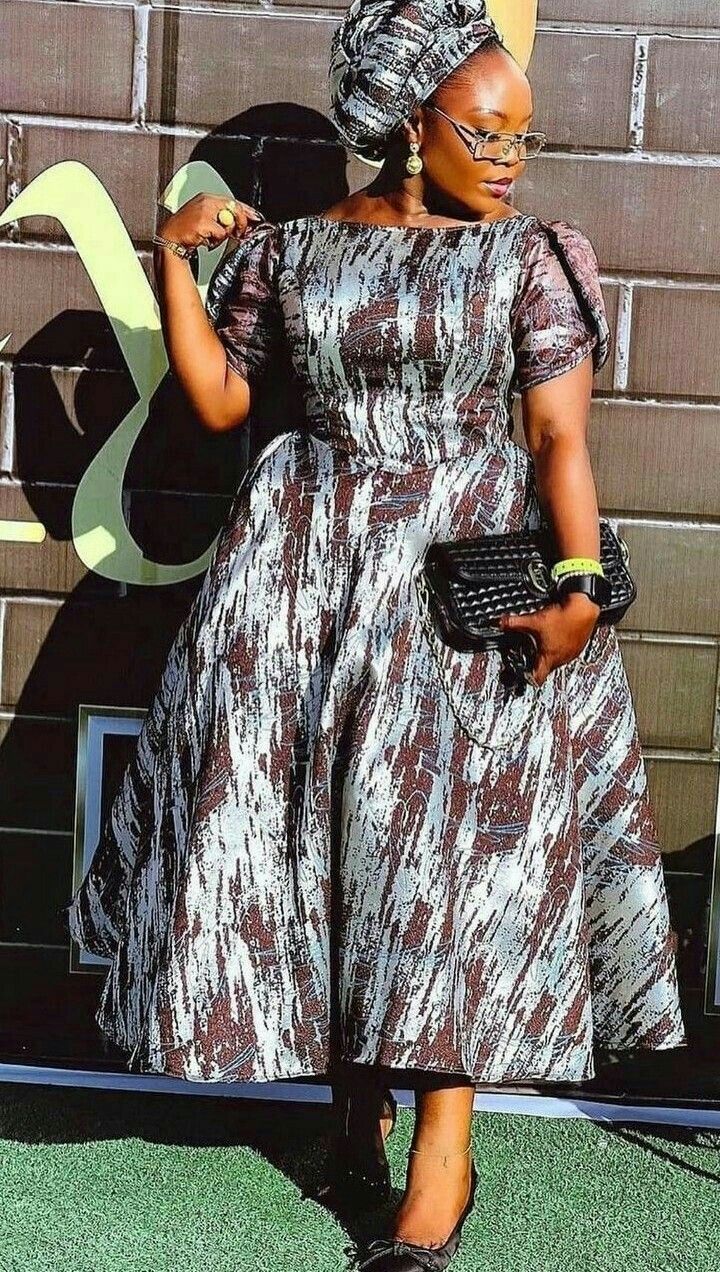Short Ankara Styles for Older Mothers