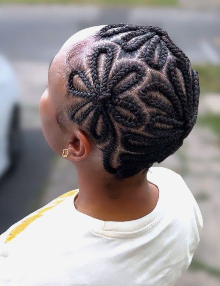 Flower in the Basket Hairstyle