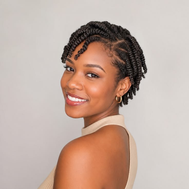 Natural Twist Styles for School Students