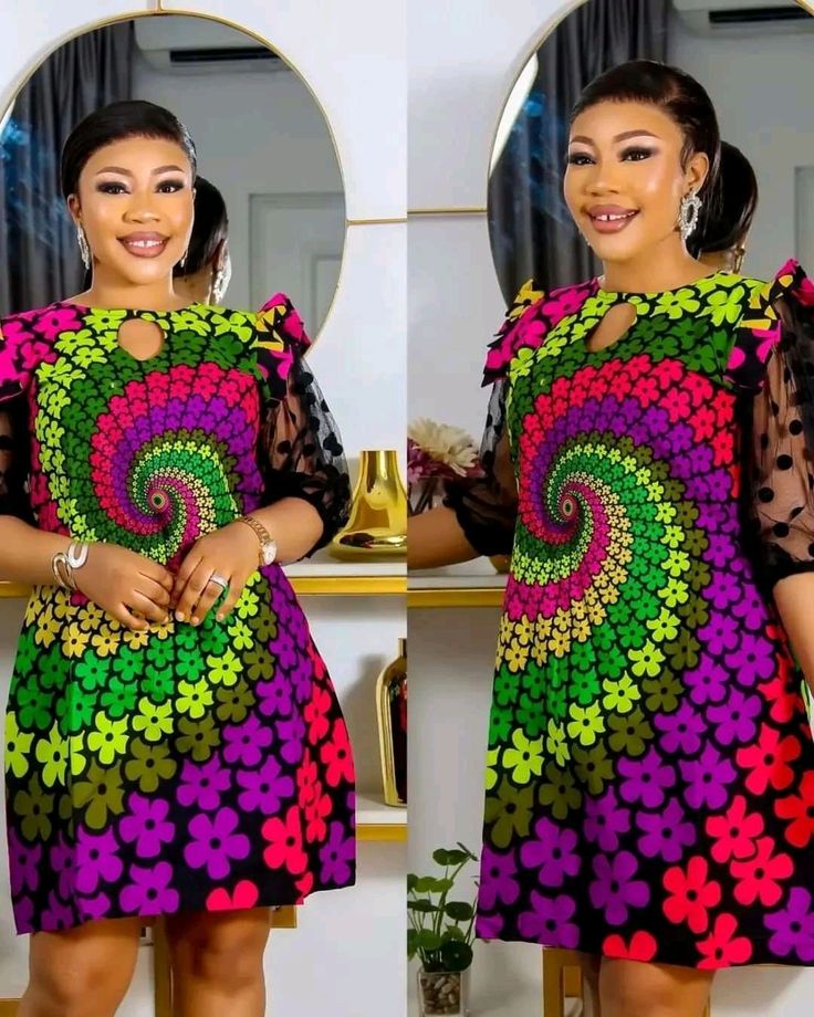 Classic Ankara Short Gown Styles