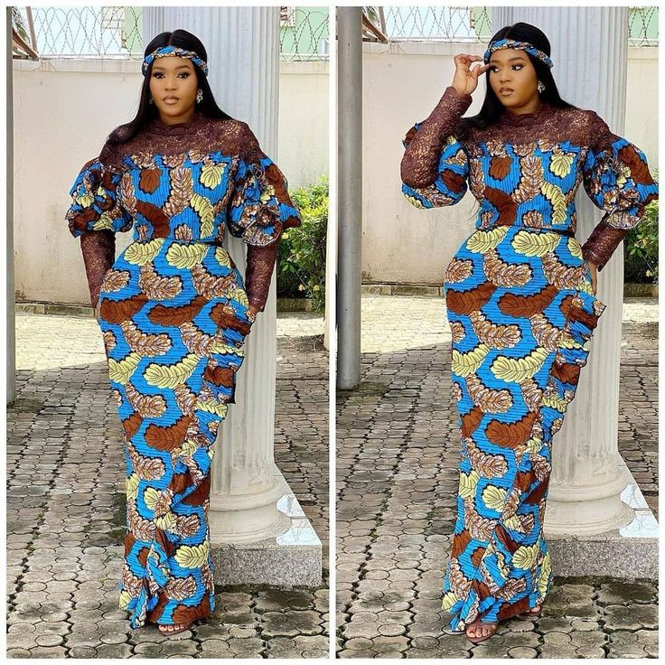 Simple Classy Ankara Long Gowns 