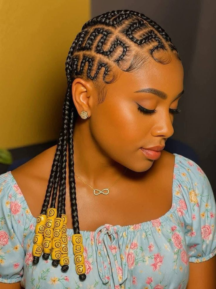 Short All Back Hairstyle with Attachment for Black Girls ​