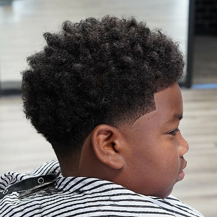 . Curly Haircuts for Black Boys