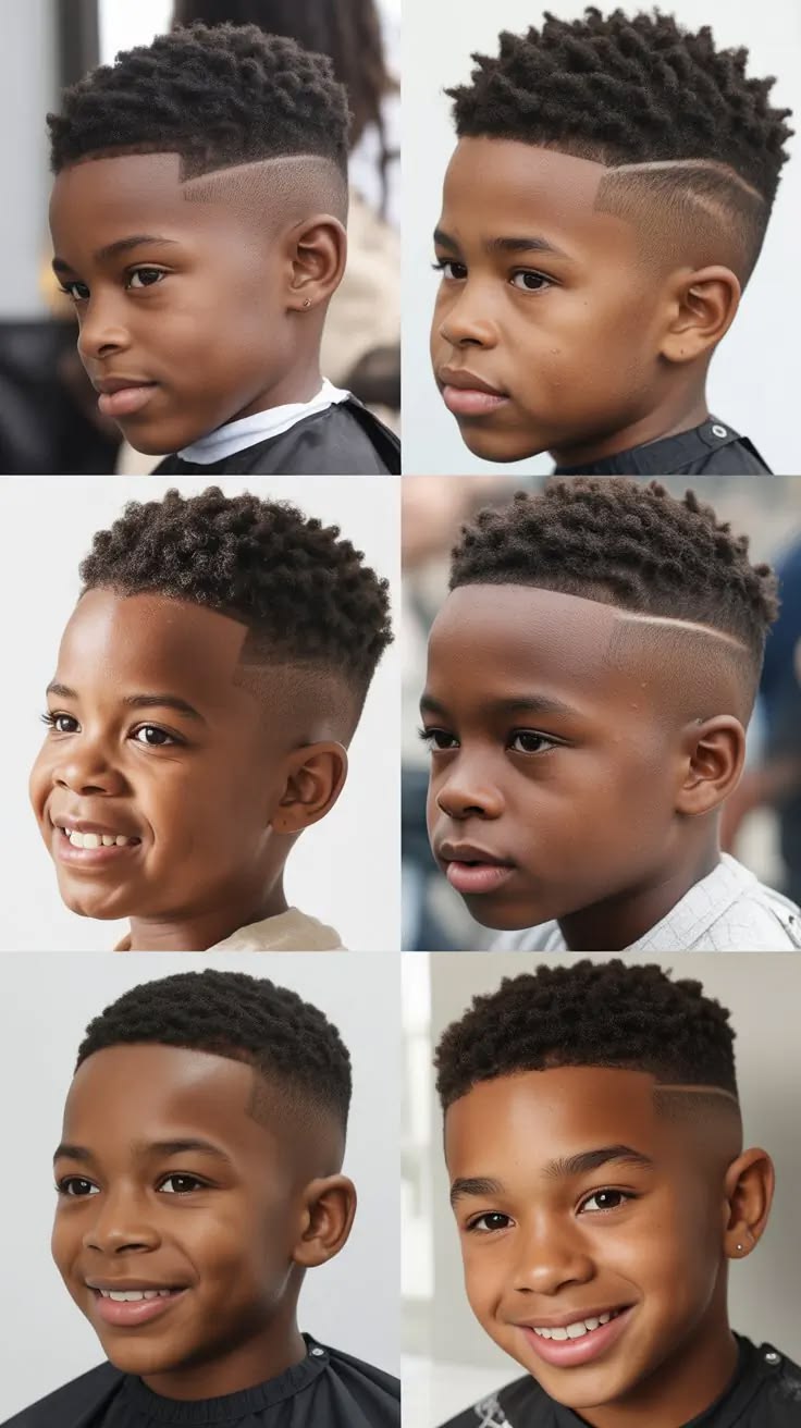 . Curly Haircuts for Black Boys