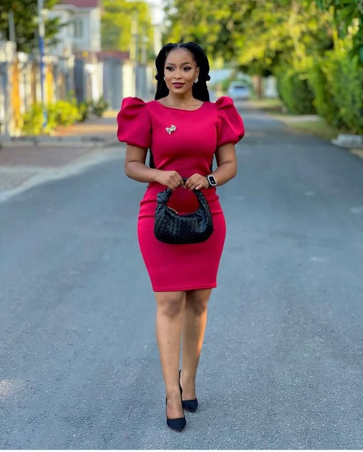 Simple English Plain Material Styles for Ladies ​