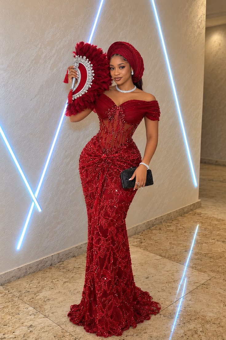 Long Gown Ideas With Lace Material