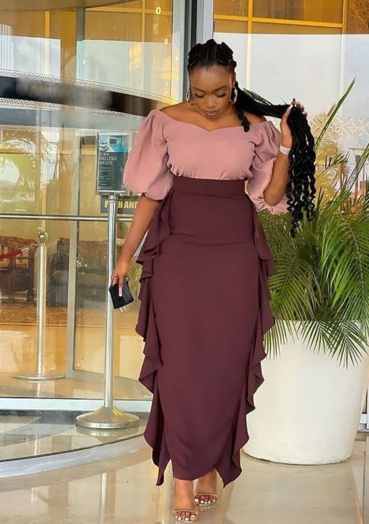 Other Nigerian Crepe Gown Ideas